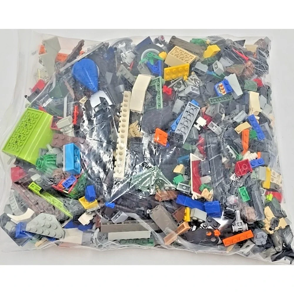 Lego Lot Duplo City Marvel Spider-Man Ninjago Bricks Wheels Slopes 3LB Mixed